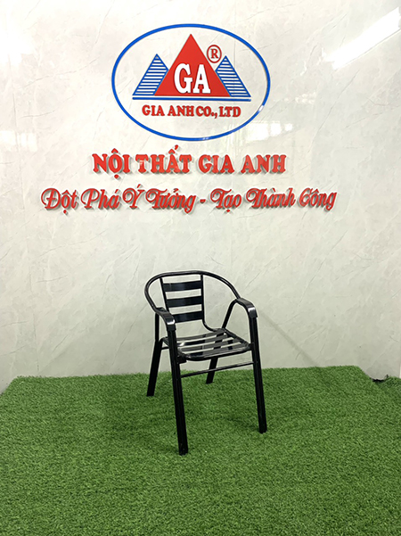 Ghế CF sắt sơn tay kép - Gia Công Inox Gia Anh Hải Dương - Công Ty TNHH Gia Anh Hải Dương